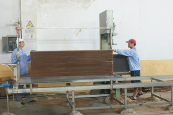 Jienuo Cooling Pad Production Line